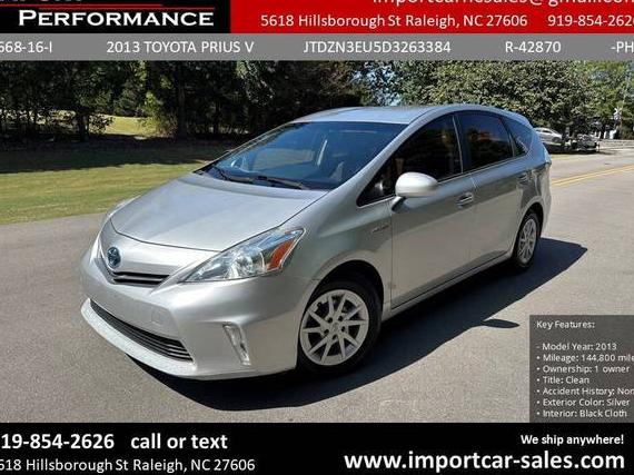 TOYOTA PRIUS V 2013 JTDZN3EU5D3263384 image